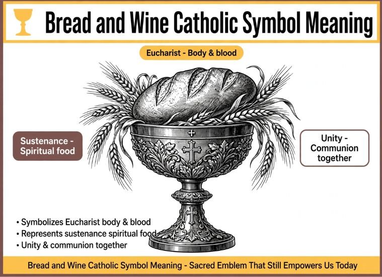 Bread and Wine Catholic Symbol Meaning