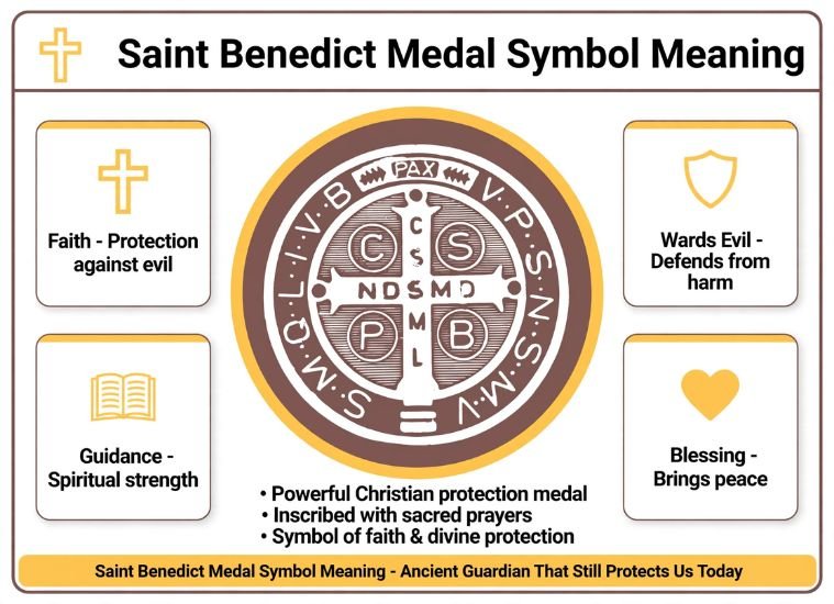 Saint Benedict Medal Symbol Meaning