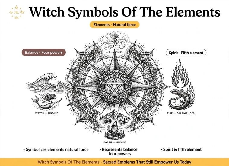 Witch Symbols Of The Elements