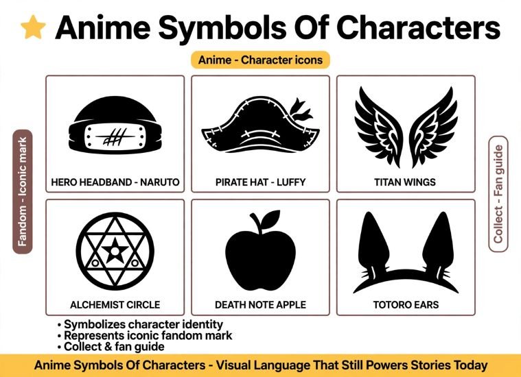 Anime Symbols Of Characters