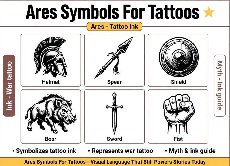 Ares Symbols For Tattoos