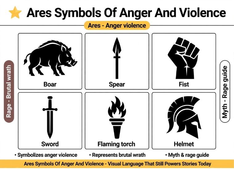 Ares Symbols Of Anger And Violence