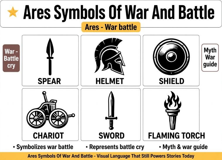Ares Symbols Of War And Battle