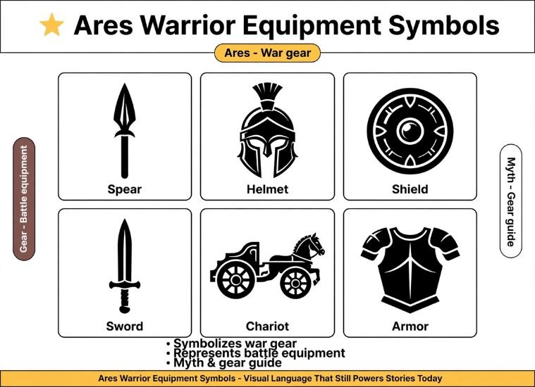 Ares Warrior Equipment Symbols