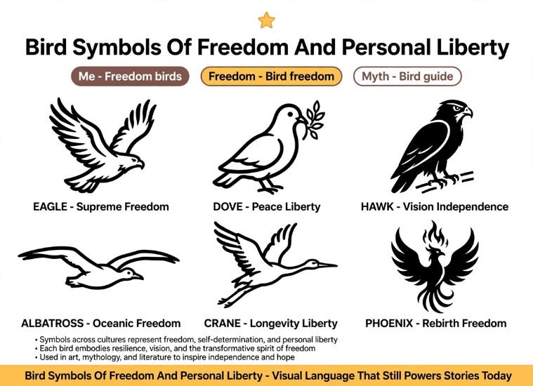 Bird Symbols Of Freedom And Personal Liberty