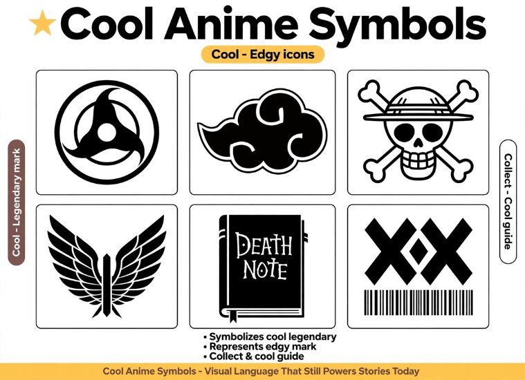 Cool Anime Symbols