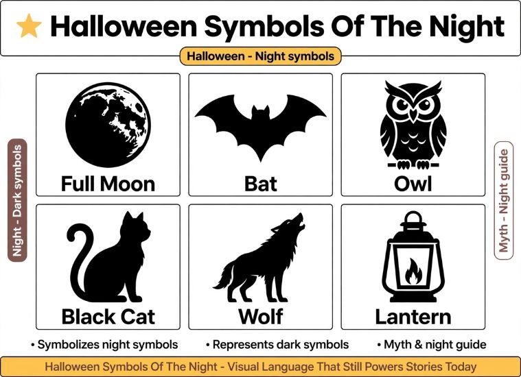 Halloween Symbols Of The Night