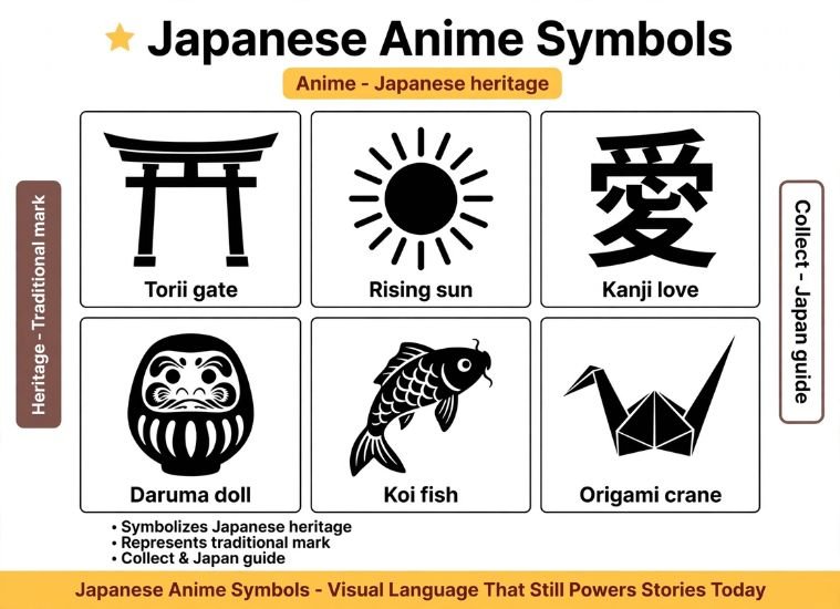 Japanese Anime Symbols