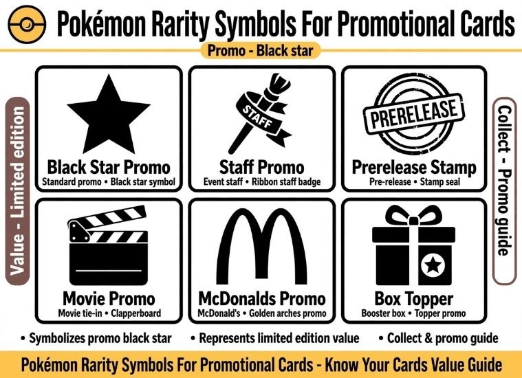 Pokémon Rarity Symbols For Promotional Cards