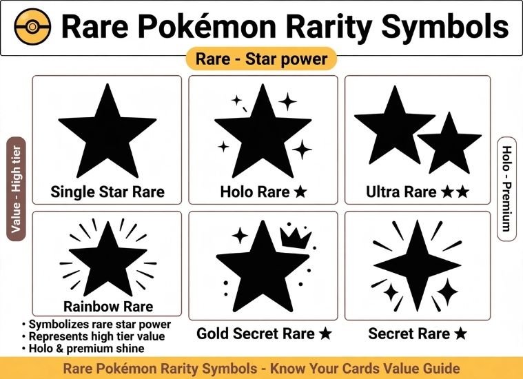 Rare Pokémon Rarity Symbols