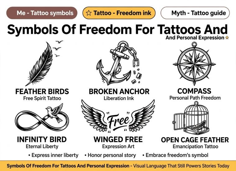 Symbols Of Freedom For Tattoos And Personal Expression
