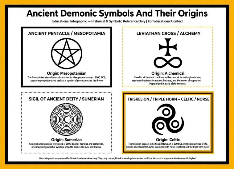 Ancient Demonic Symbols And Their Origins