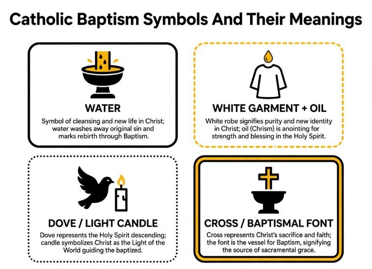 Catholic Baptism Symbols And Their Meanings