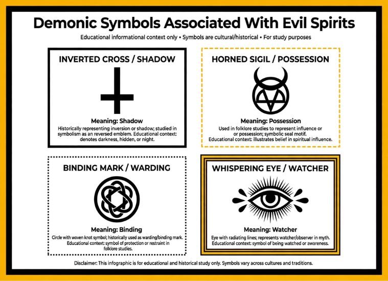 Demonic Symbols Associated With Evil Spirits