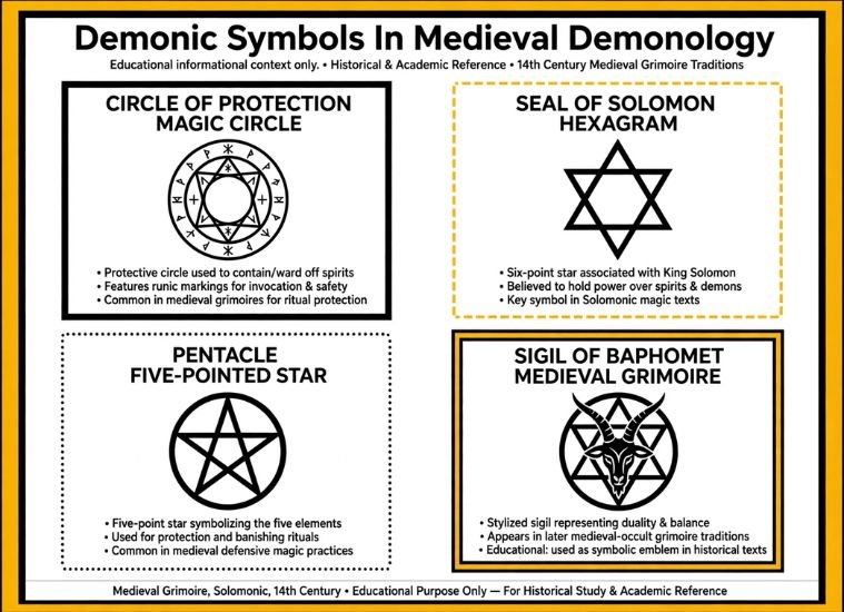 Demonic Symbols In Medieval Demonology