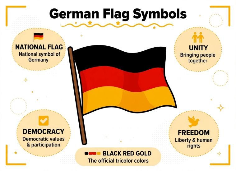 German Flag Symbols