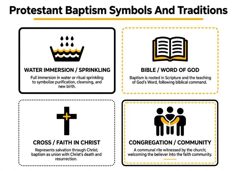 Protestant Baptism Symbols And Traditions